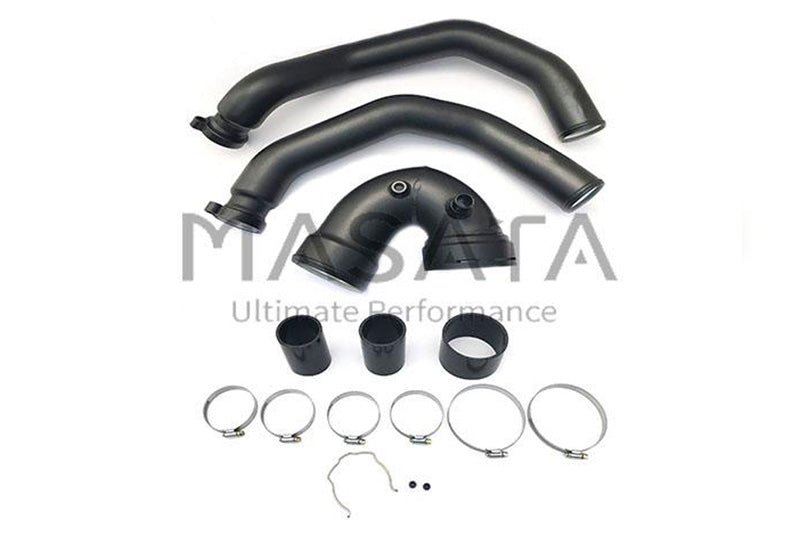 Masata Charge Pipes & Charge Cooler To Inlet Pipe - BMW F80 M3 | F82 | F83 M4 (S55) - Evolve Automotive